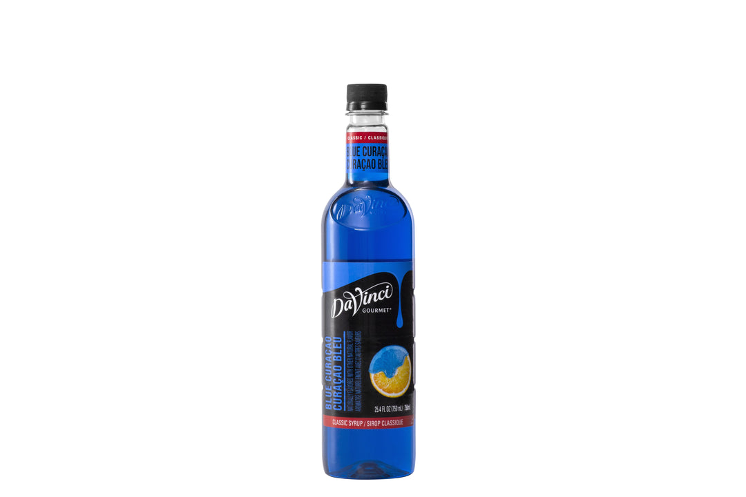 Davinci Gourmet Syrup Blue Curacao-750 Milliliter-4/Case