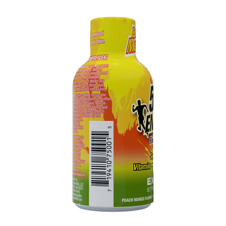 5-Hour Energy Extra Strength Peach Mango Energy Shot-1.93 fl oz.s-12/Box-18/Case