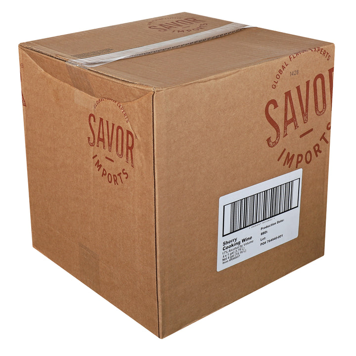 Savor Imports Sherry Cooking Wine Bulk-1 Gallon-4/Case