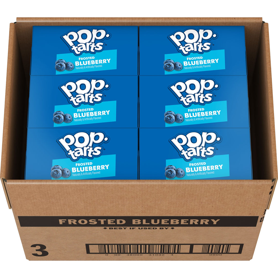 Kellogg's Pop-Tart Frosted Blueberry Two Count-3.3 oz.-6/Box-12/Case