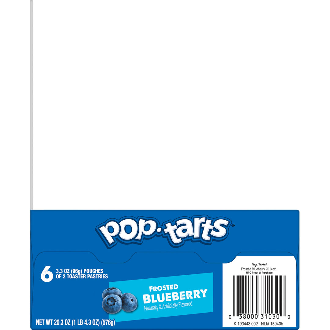 Kellogg's Pop-Tart Frosted Blueberry Two Count-3.3 oz.-6/Box-12/Case