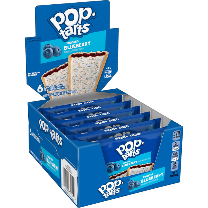 Kellogg's Pop-Tart Frosted Blueberry Two Count-3.3 oz.-6/Box-12/Case