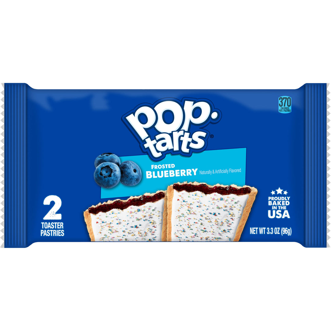 Kellogg's Pop-Tart Frosted Blueberry Two Count-3.3 oz.-6/Box-12/Case