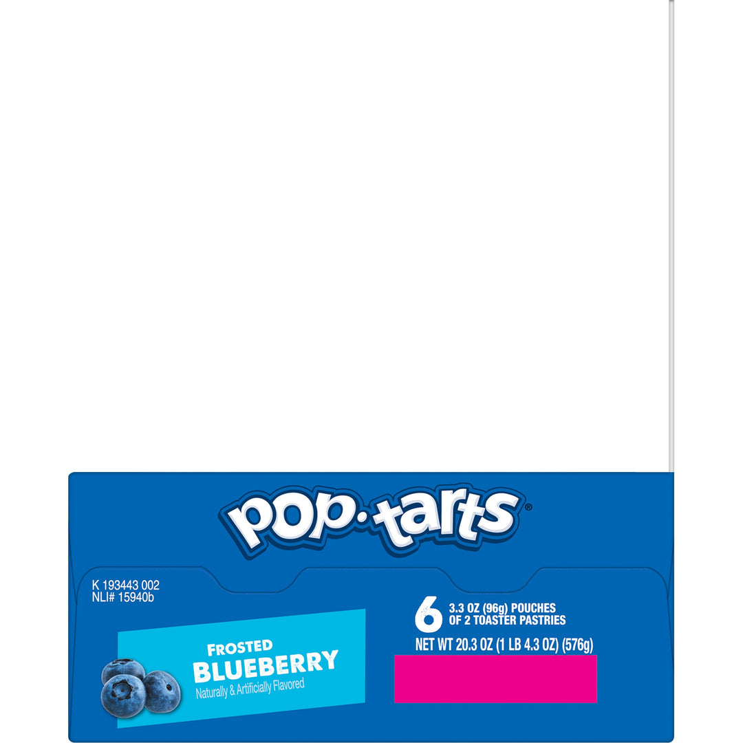 Kellogg's Pop-Tart Frosted Blueberry Two Count-3.3 oz.-6/Box-12/Case