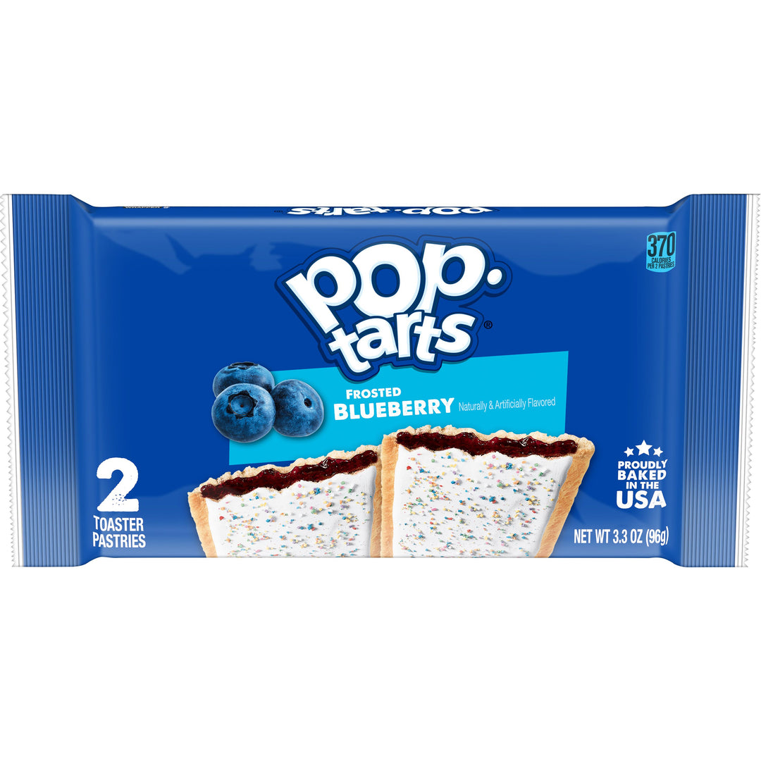 Kellogg's Pop-Tart Frosted Blueberry Two Count-3.3 oz.-6/Box-12/Case