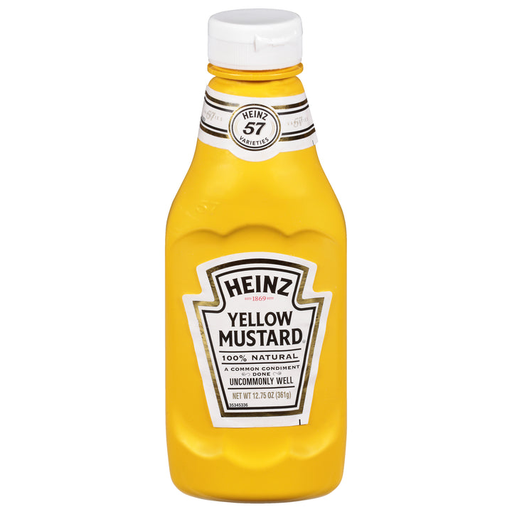 Heinz Classic Yellow Squeeze Mustard Bottle-12.75 lb.-1/Case
