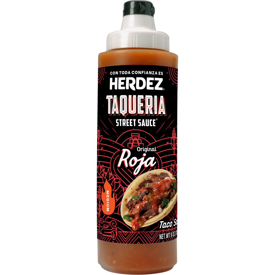 Herdez Roja Taqueria Street Sauce Bottle-9 oz.-8/Case
