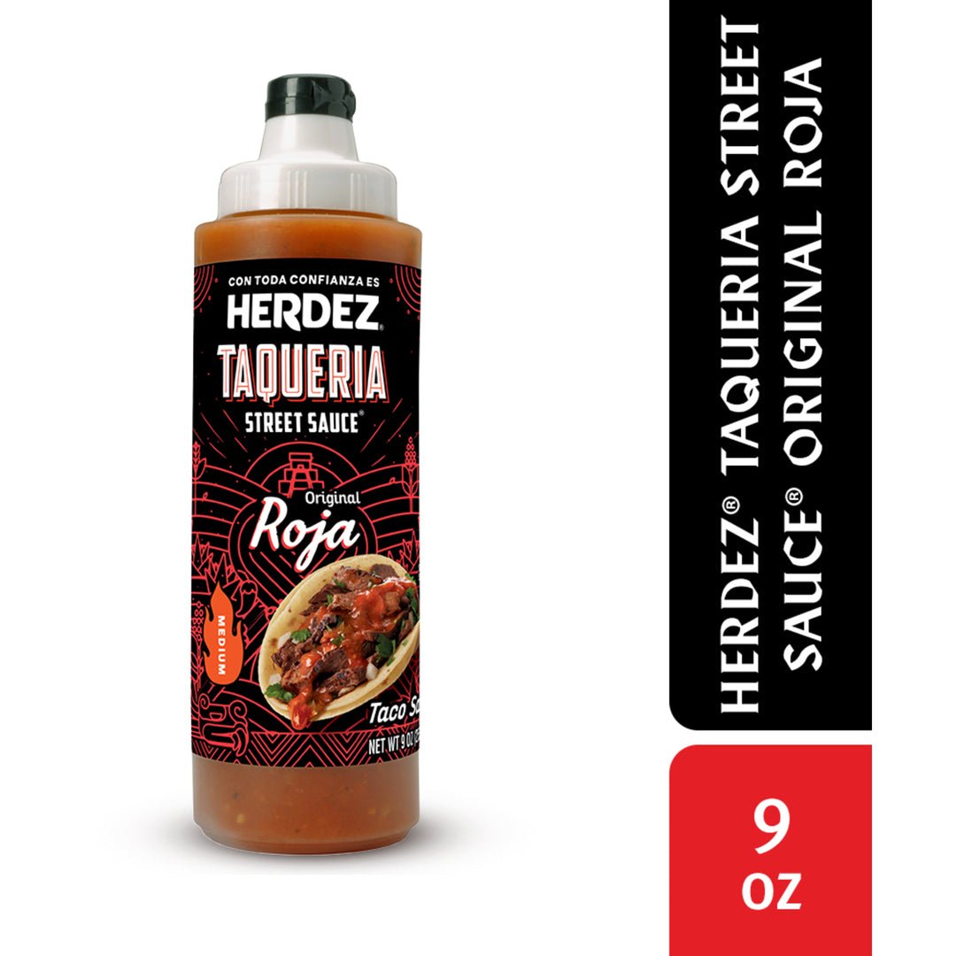 Herdez Roja Taqueria Street Sauce Bottle-9 oz.-8/Case