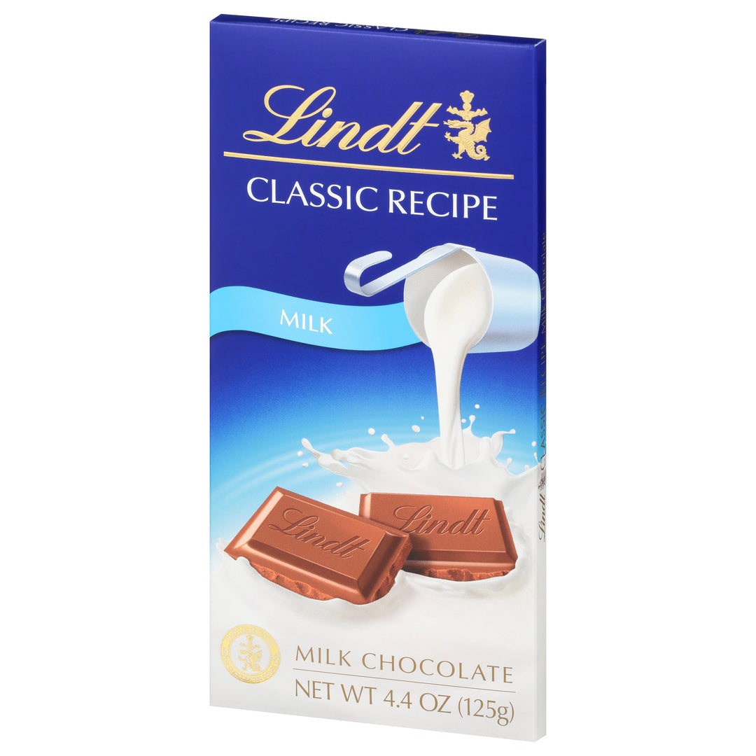 Lindor Classic Recipe Chocolate Bar Milk Chocolate-4.4 oz.-12/Box-6/Case
