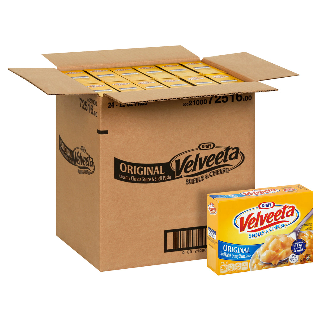 Kraft Velveeta Shells And Cheese-12 oz.-24/Case