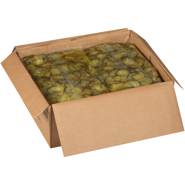 Heinz Hamburger Crinkle Cut Pickle Chip Bulk-34.5 lb.-1/Case
