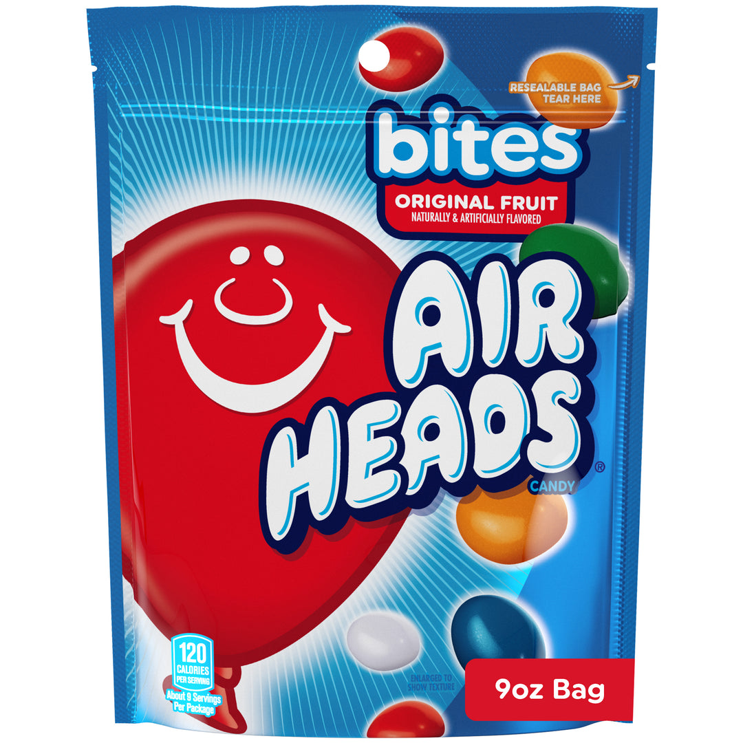 Airheads Original Fruit Bites-9 oz.-12/Case