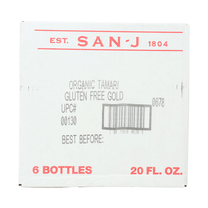 San-J International Tamari Organic-20 oz.-6/Case