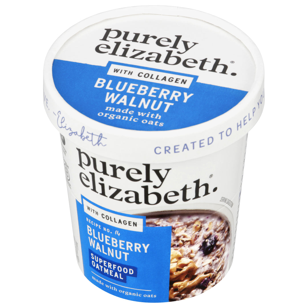 Purely Elizabeth Blueberry Walnut Collagen Oatmeal-1 Each-12/Case