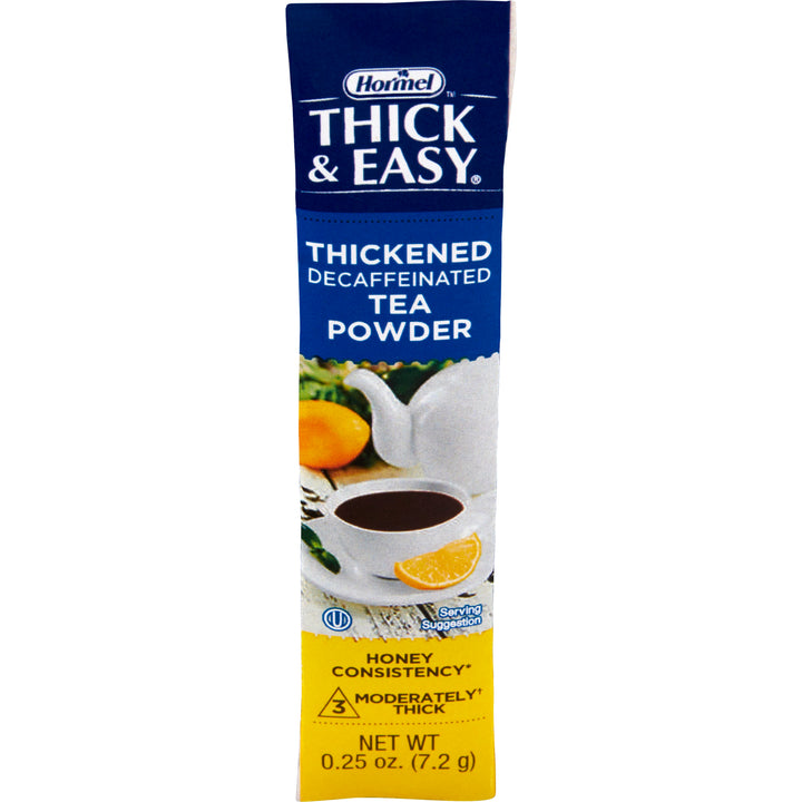 Thick & Easy Instant Thickened Tea Mix Honey-72 Count-1/Case