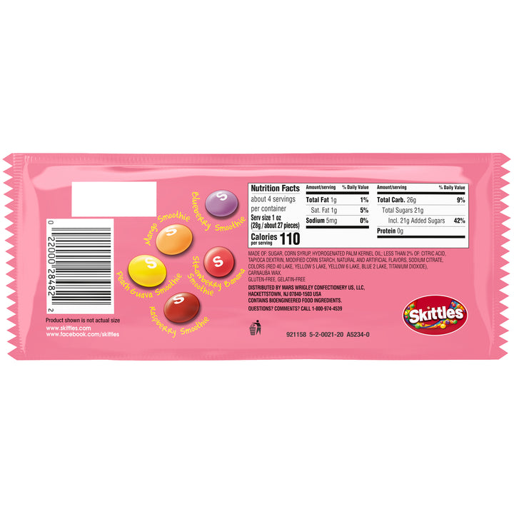 Skittles Smoothie Share Size-4 oz.-24/Box-6/Case