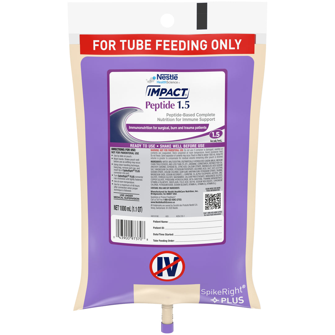 Impact Critical Care & Surgery Hi Cal Hi Nitrogen Liquid Formula-33.8 fl oz.-6/Case