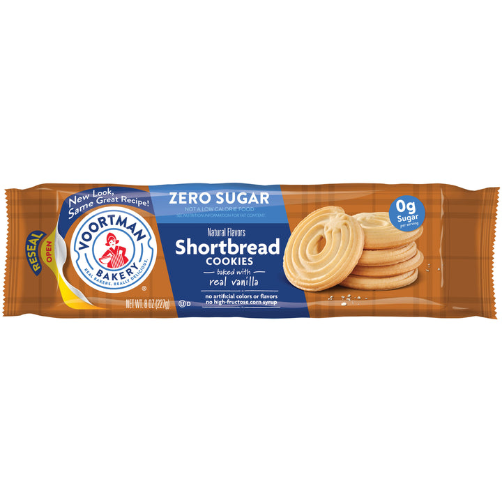 Voortman Sugar Free Shortbread Cookies 12/0.227 Kg.