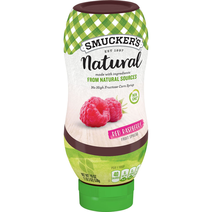 Smucker's Jam Natural Red Raspberry Squeeze 12/19 Oz.