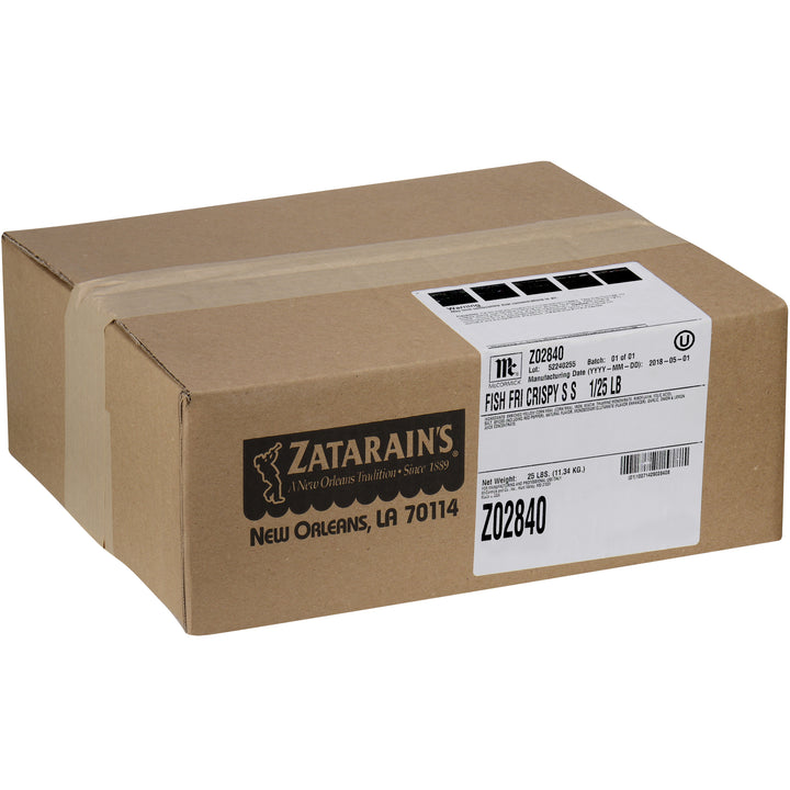 Zatarains Fish Fry Seasoning New Orleans Style-25 lb.-1/Case MPN# Z02840 – Round Eye Supply