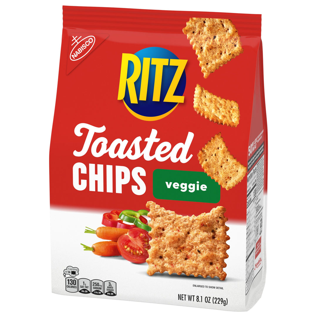 Ritz Wheat Thins Toasted Vegetable Chips-8.1 oz.-6/Case