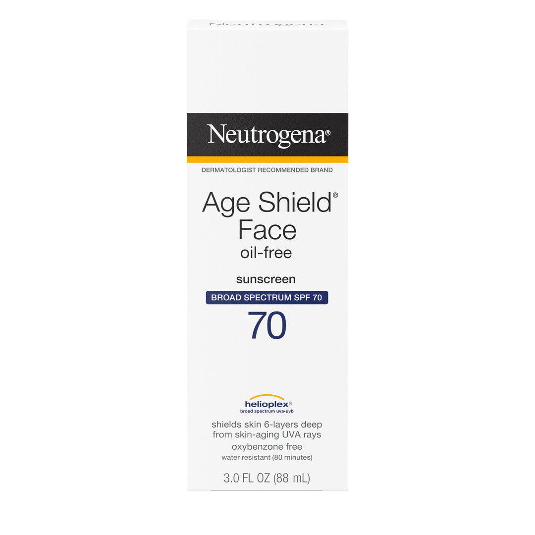 Neutrogena Age Shield Face Sunscreen Spf70 Lotion-3 fl oz.-3/Box-4/Case