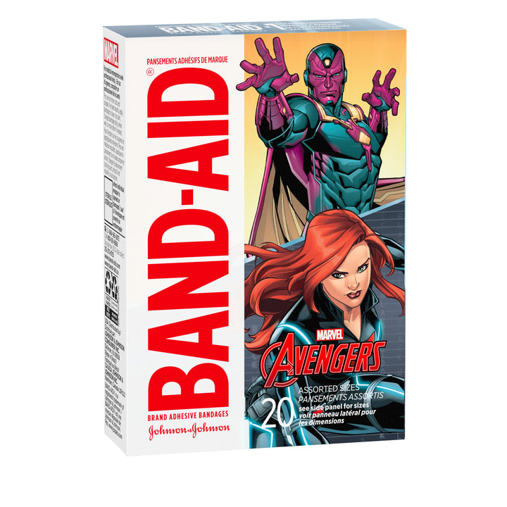 Band Aid Brand Marvel Avengers Assorted Sizes Bandage 24/20 Cnt.