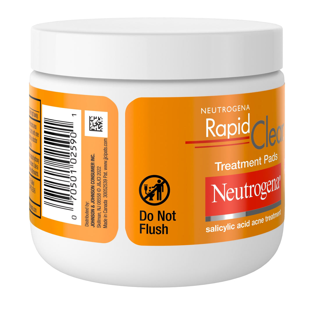 Neutrogena Rapid Clear Treatment Pads-60 Count-3/Box-4/Case