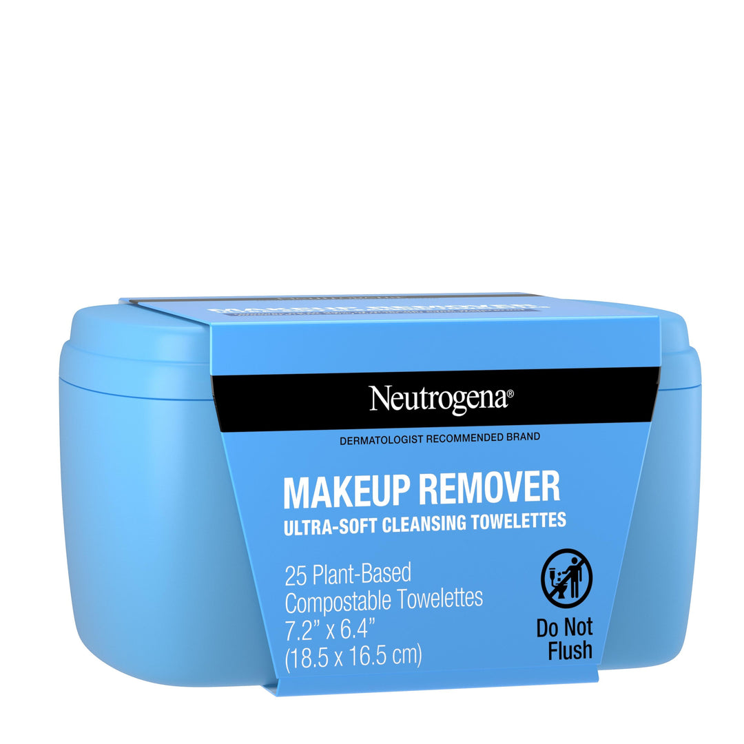 Neutrogena Makeup Remover Cleansing Towelettes-25 Count-6/Case