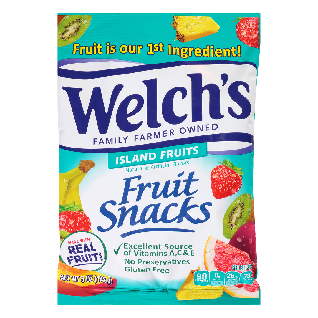 Welch's Island Fruits Fruit Snacks-5 oz.-12/Case