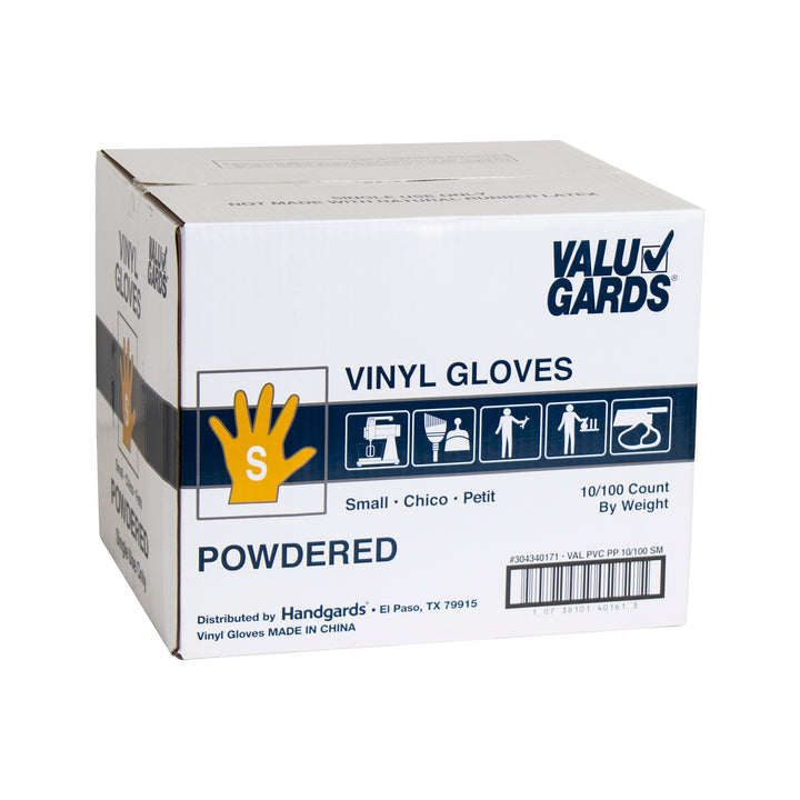 Valugards Vinyl Powdered Small Glove-100 Each-100/Box-10/Case