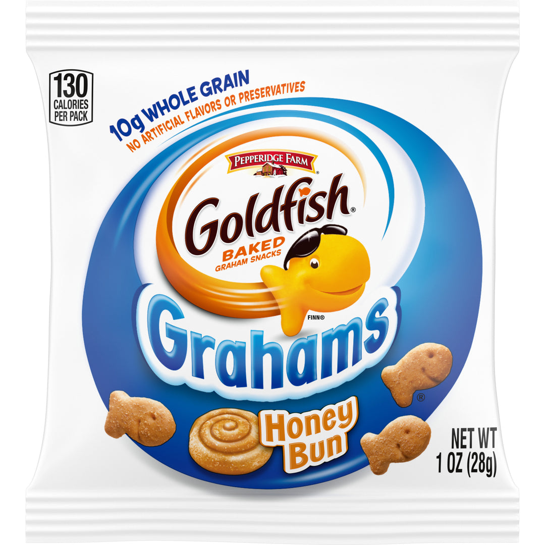 Pepperidge Farms Goldfish Honey Bun Whole Grain Grahams-1 oz.-300/Case