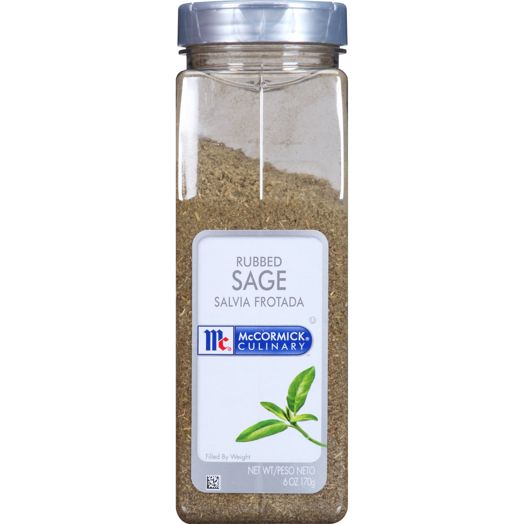 Mccormick Culinary Rubbed Sage-6 oz.-6/Case
