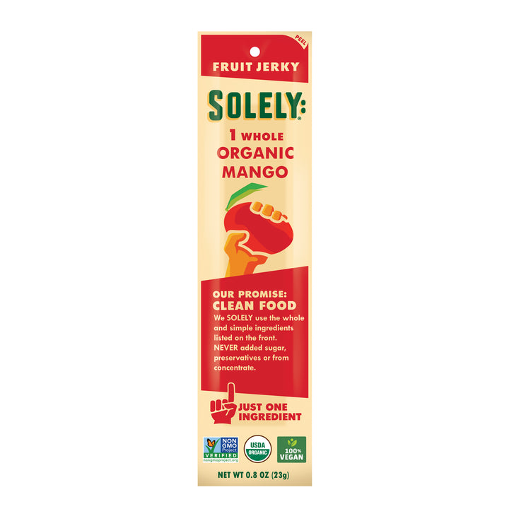 Solely Fruit Jerky Mango-0.8 oz.-12/Box-6/Case
