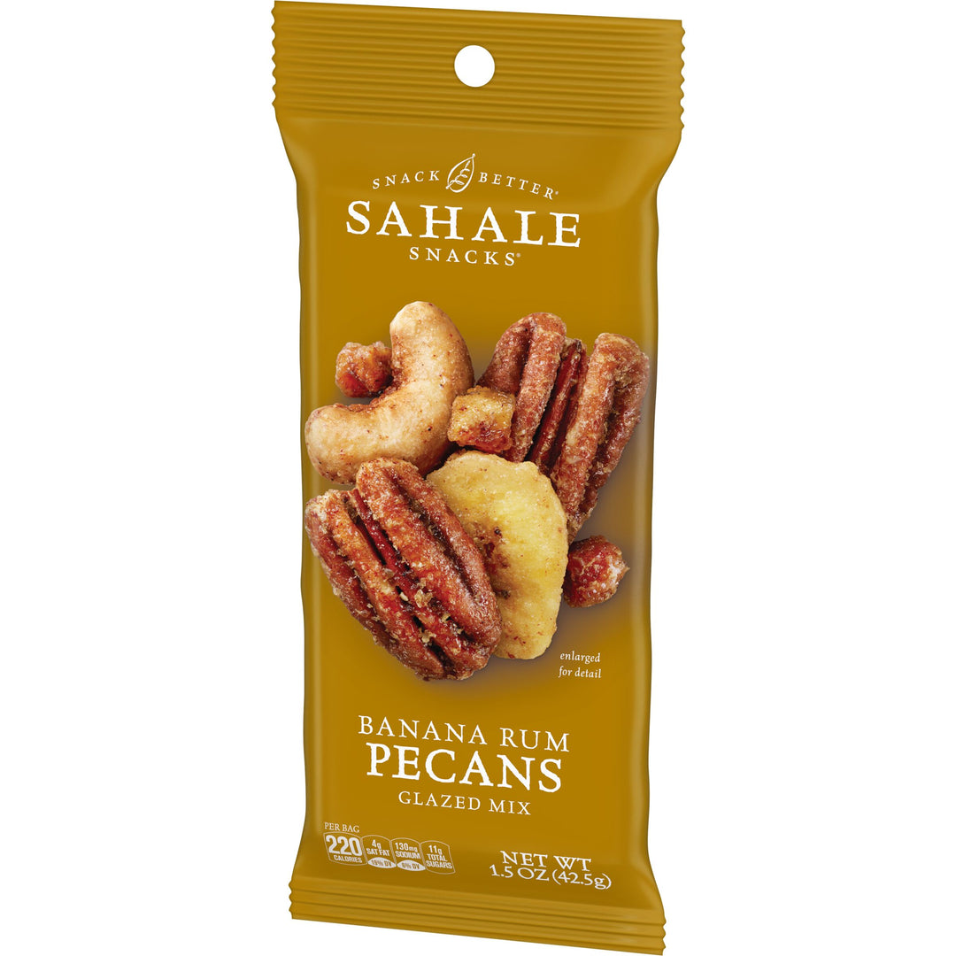 Sahale Pecans Banana Rumami Glazed-1.5 oz.-18/Case