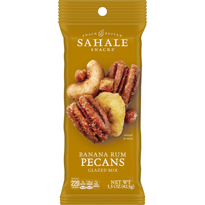 Sahale Pecans Banana Rumami Glazed-1.5 oz.-18/Case