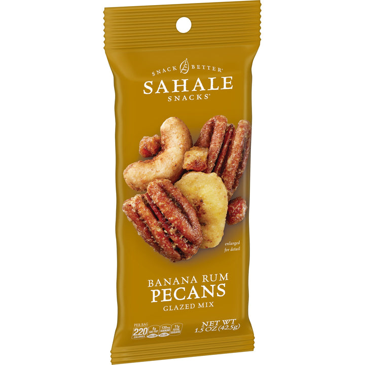 Sahale Pecans Banana Rumami Glazed-1.5 oz.-18/Case