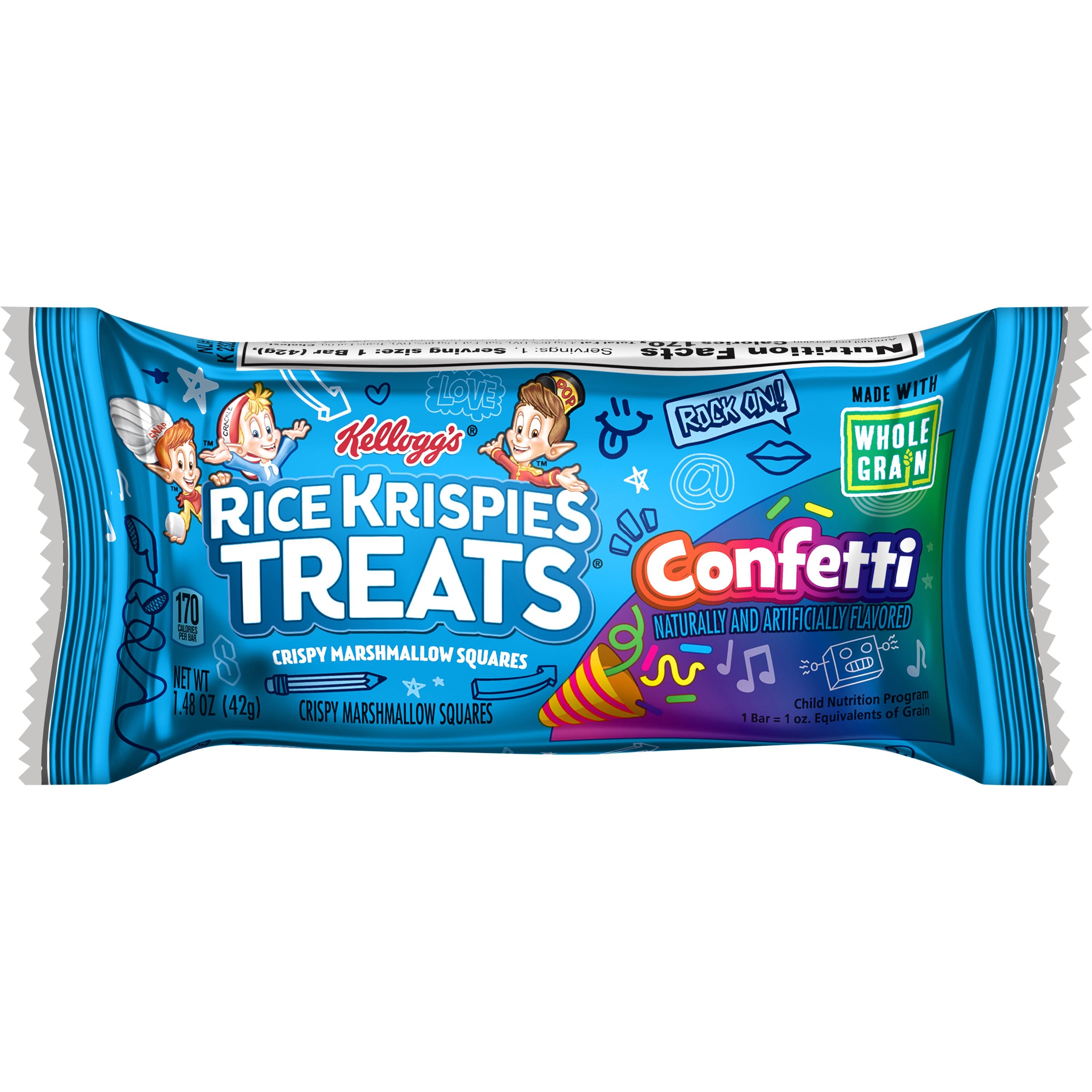 Kellogg's Rice Krispies Treats Squares Confetti-1.48 oz.-20