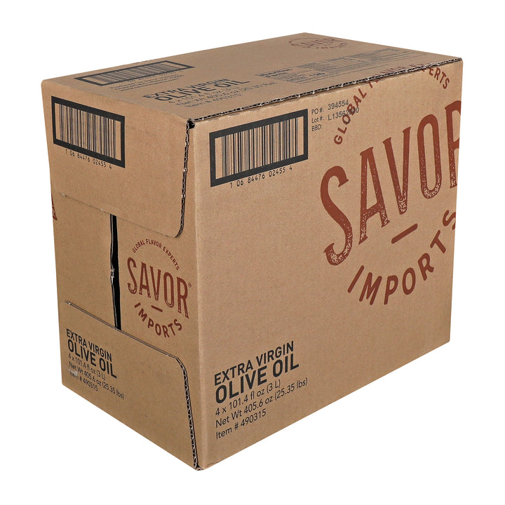Savor Imports Extra Virgin Olive Oil-3 Liter-4/Case