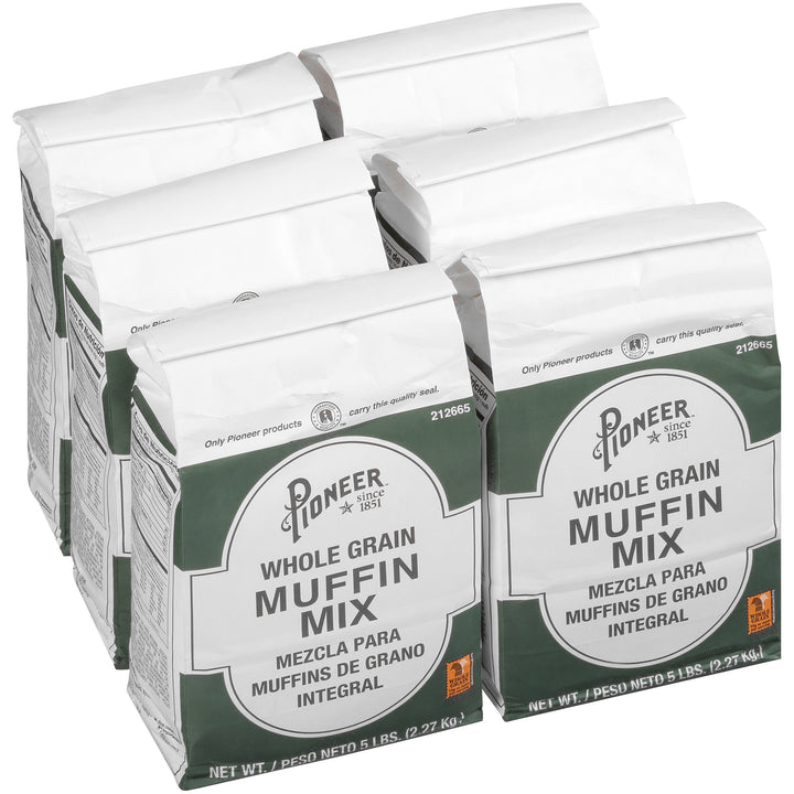 Pioneer Whole Grain Muffin Mix-5 lb.-6/Case