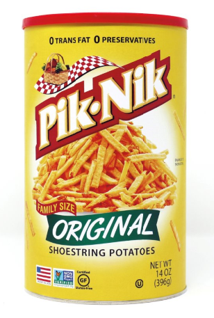 Pik-Nik Original Shoestring Potatoes Tray-14 oz.-6/Case
