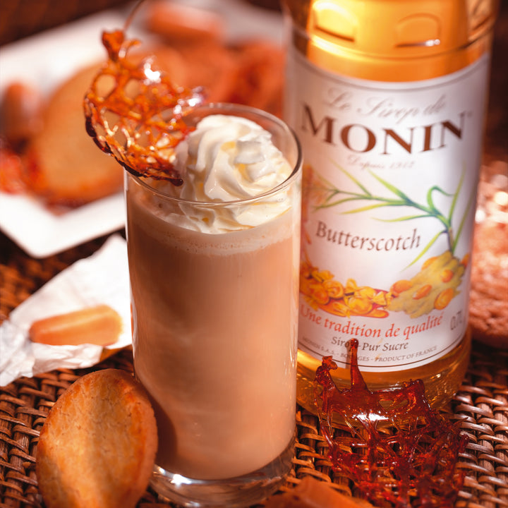 Monin Butterscotch Syrup-1 Liter-4/Case