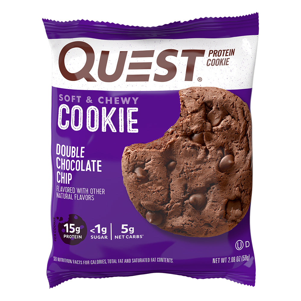Quest Protein Cookie Double Chocolate Chip-2.08 oz.-12/Box-6/Case