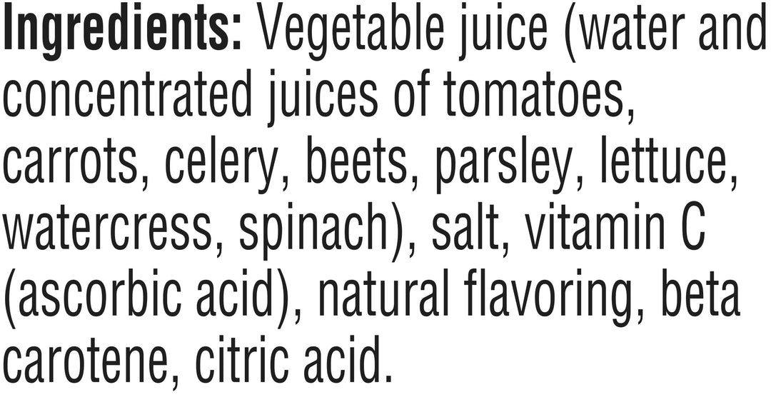 V8 Original Vegetable Juice-46 fl oz.s-6/Case