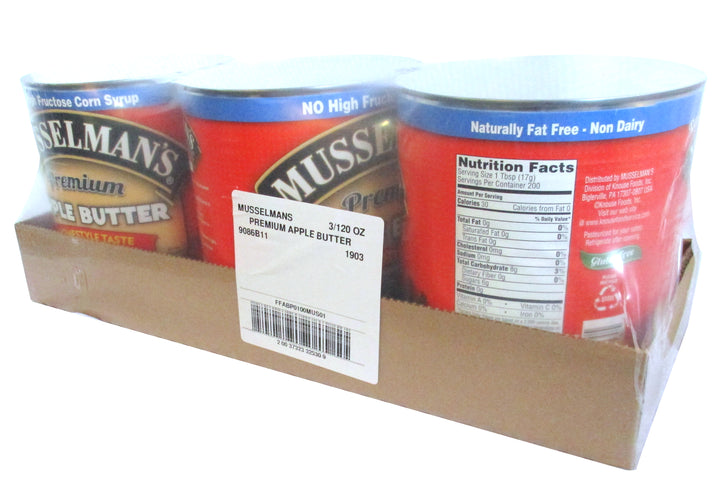 Musselman's Premium Apple Butter-120 oz.-3/Case