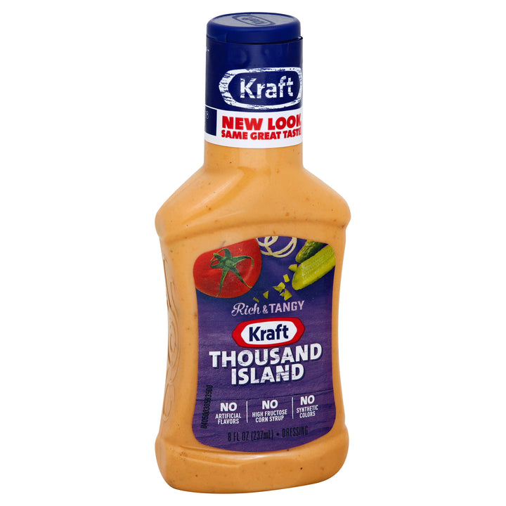 Kraft Thousand Island Dressing Bottle-8 fl oz.-9/Case