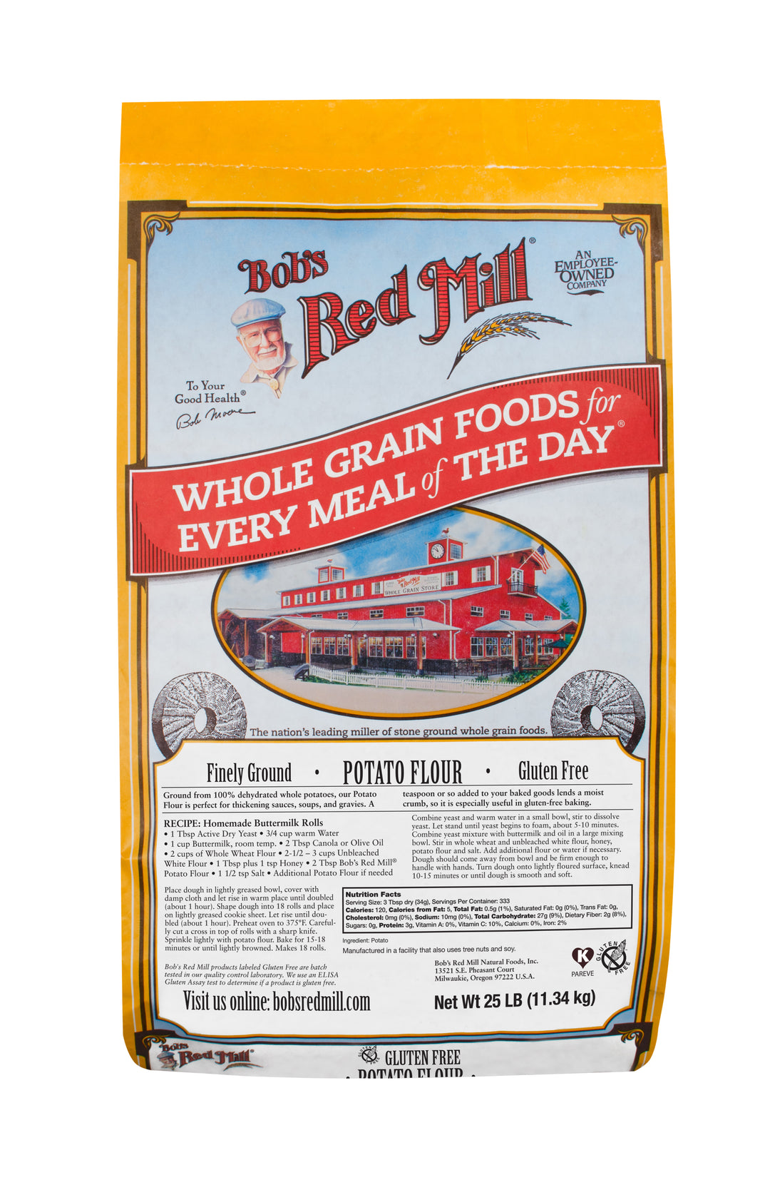 Bob's Red Mill Natural Foods Inc Potato Flour-25 lb.