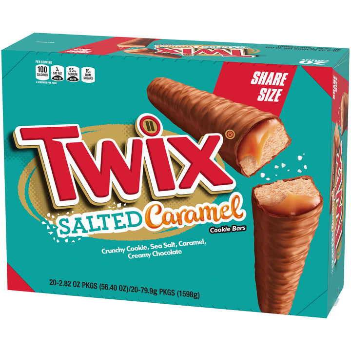 Twix Salted Caramel Share Size-2.82 oz.-20/Box-6/Case