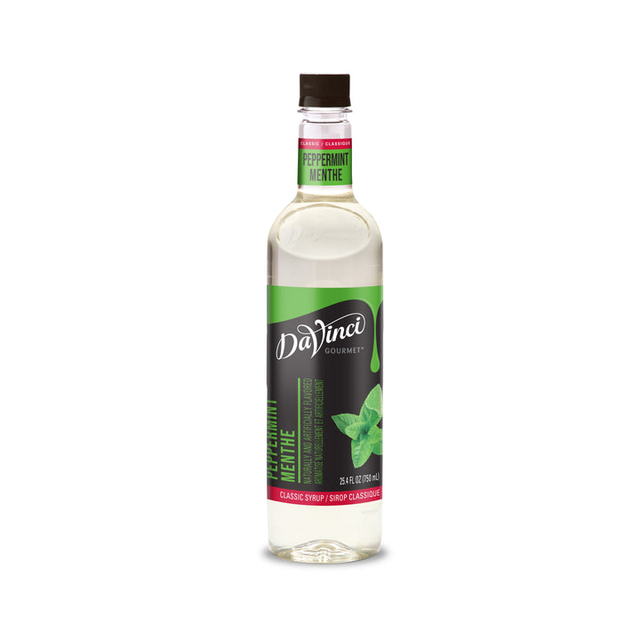Davinci Gourmet Syrup Peppermint Flavored-750 Milliliter-4/Case