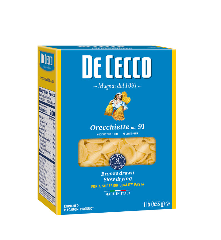 De Cecco No. 91 Orecchiette-1 lb.-12/Case